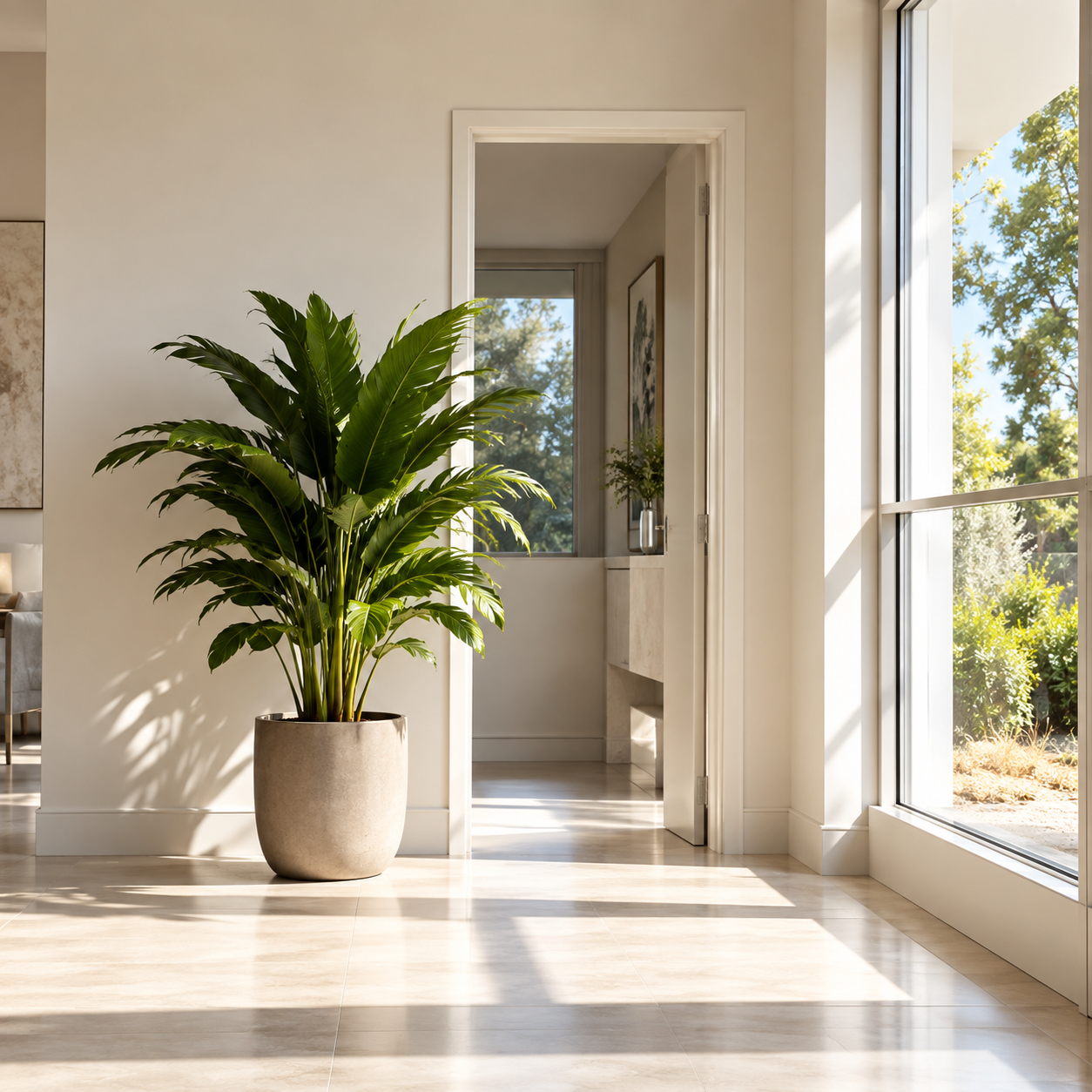Flawless architectural hallway finish in Perth home