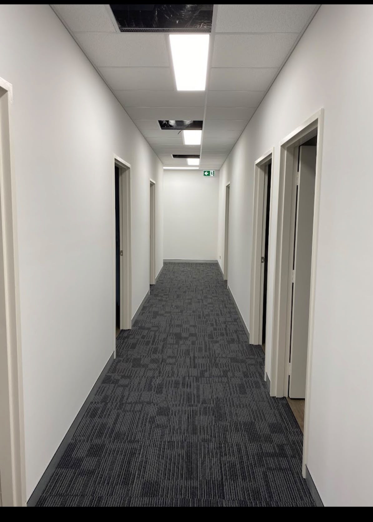 Corporate Office Hallway Painting in Perth CBD