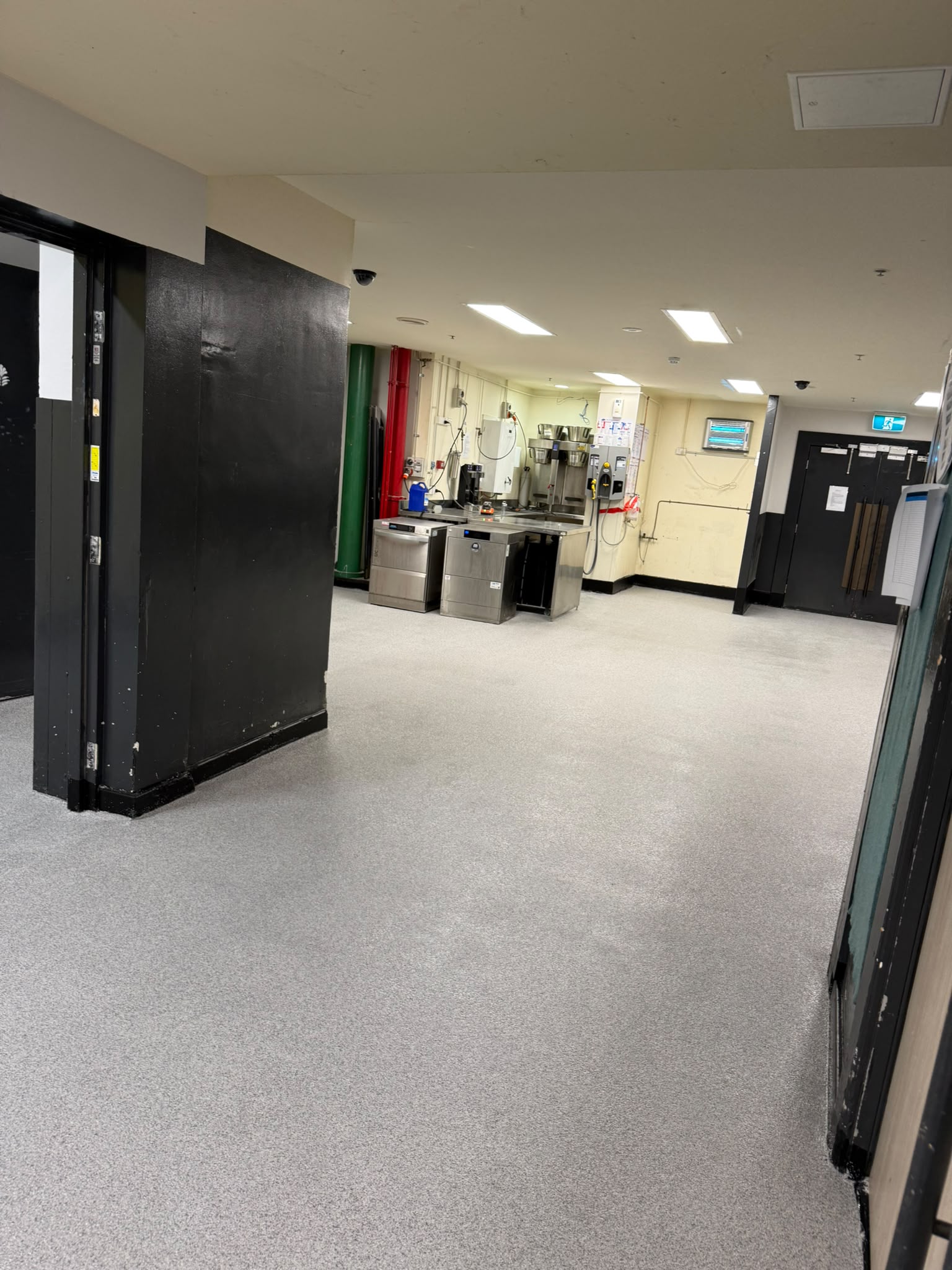 Commercial Kitchen Epoxy Flake Flooring in Joondalup