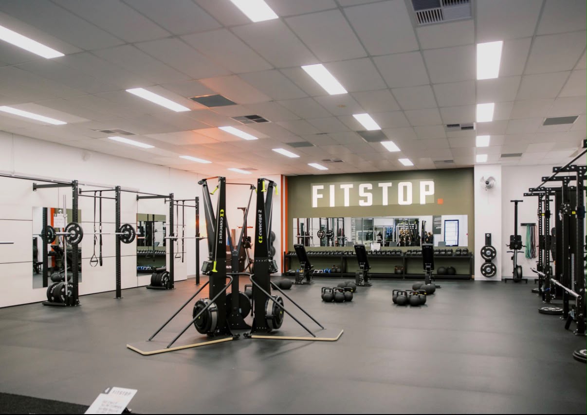 Fitstop Gym Branding and Interior Paint in Osborne Park