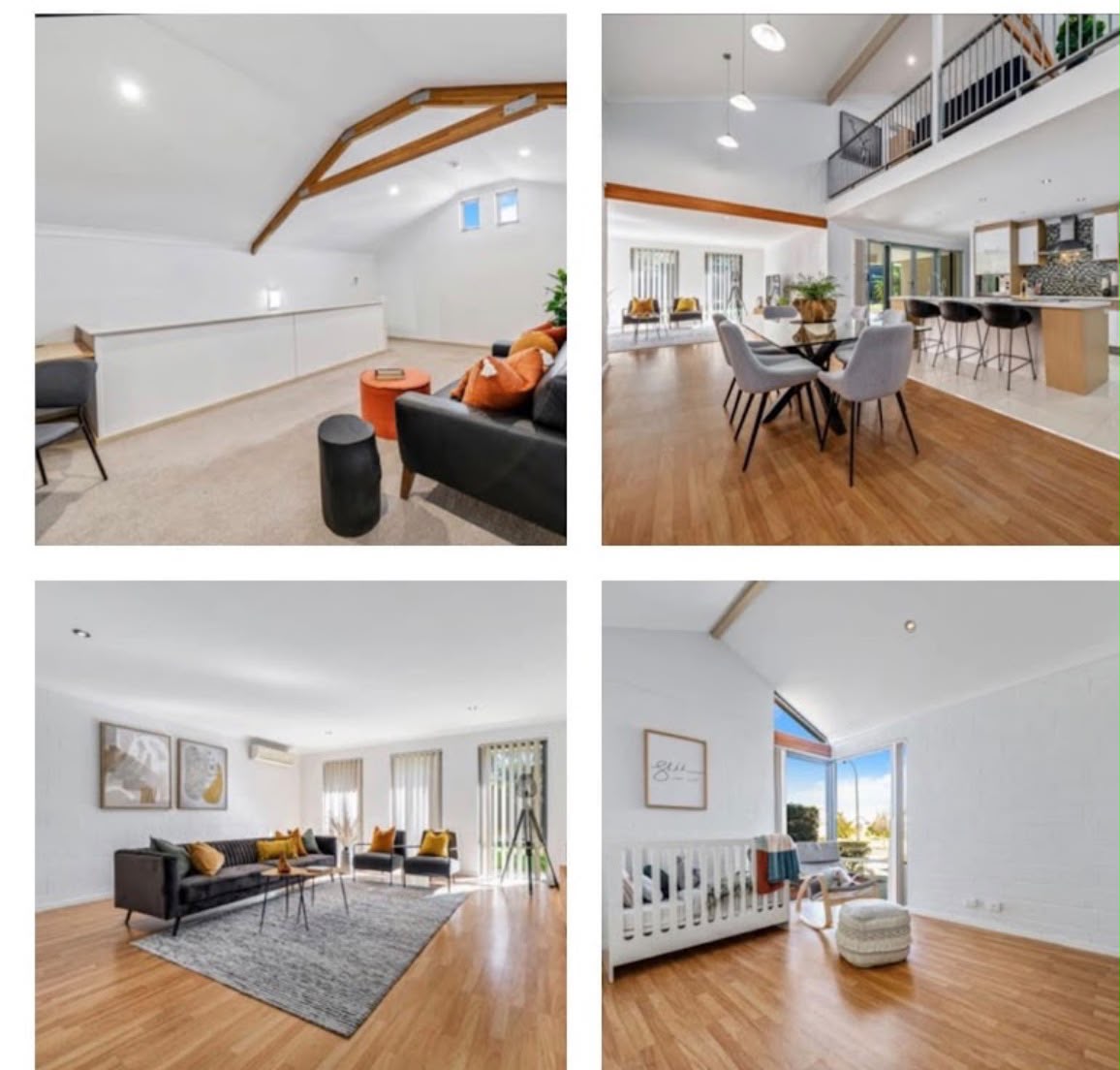 Full interior painting for modern Perth home including high ceilings and living areas