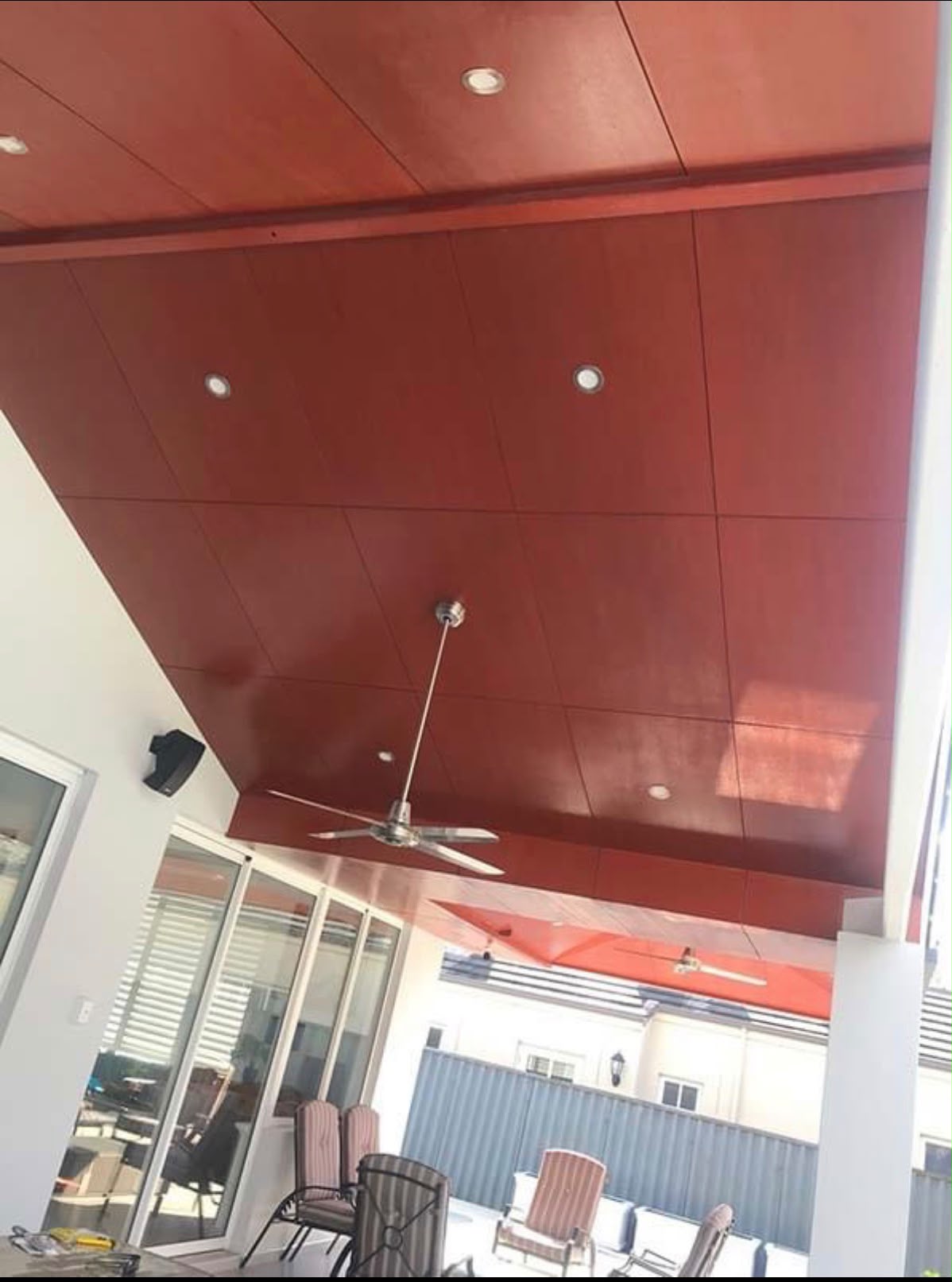 Luxury Timber Alfresco Ceiling Stain and Varnish in Cottesloe