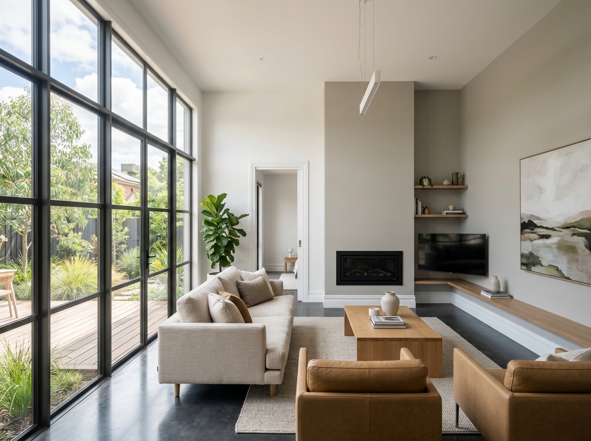 Seek Property Services Pty Ltd luxury interior living room and wall painting craftsmanship Perth