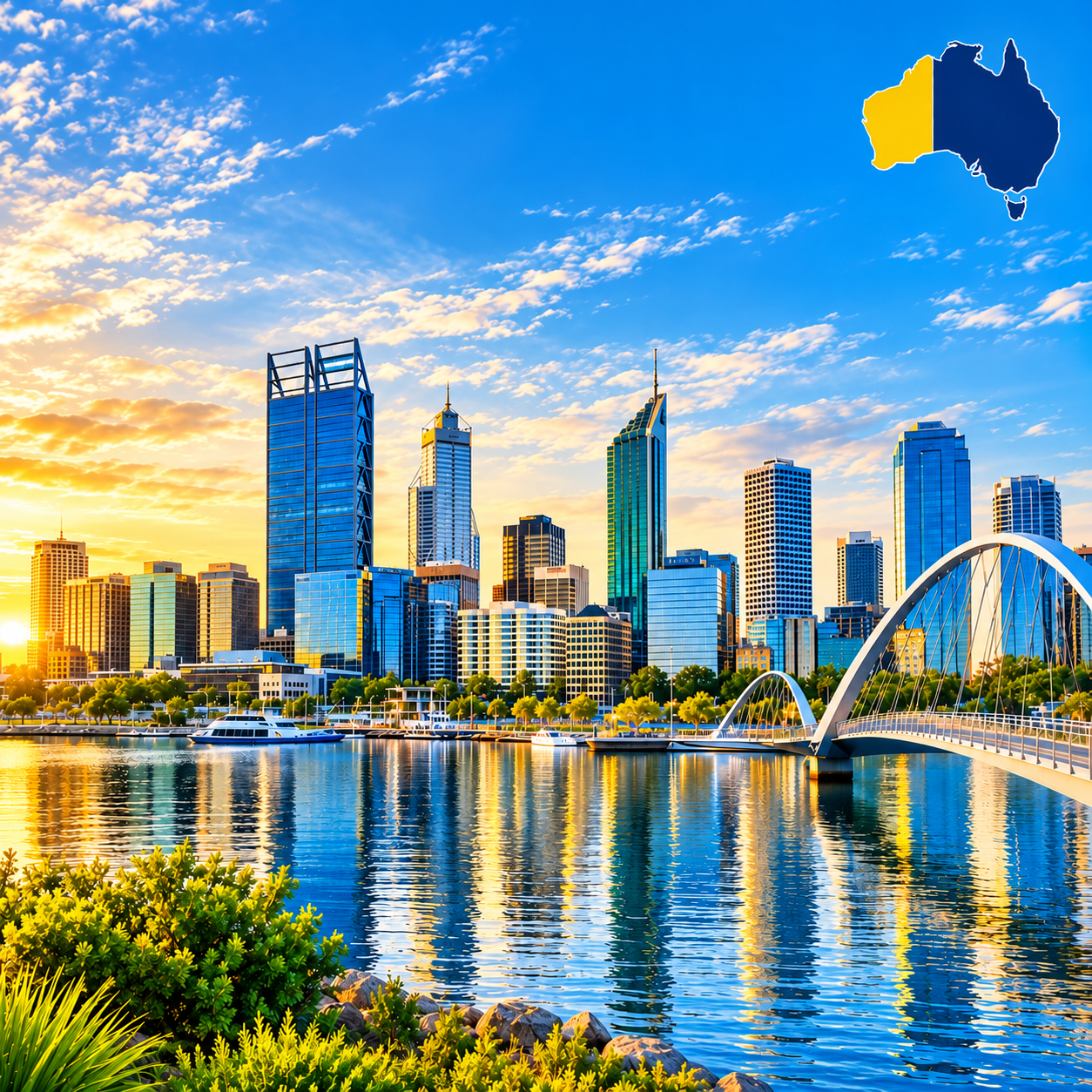 Perth Western Australia Skyline - Seek Property Services Pty Ltd